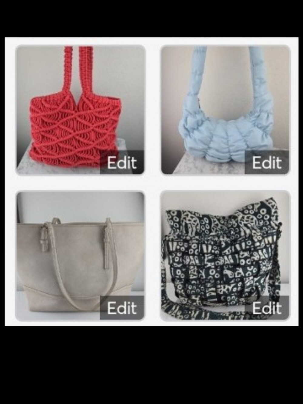Purses Lot Of 4 Shoulder Bags